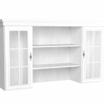 Vitrina Suprapozabila KN5 ALB Antic (2 usi de stical, polite)