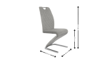 Scaun F962 Gri - imagine 3